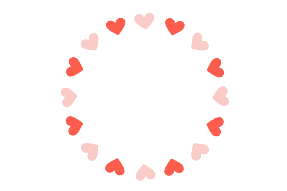 일러스트,사랑,손그림,리스,테두리,스티커,스템프,누끼,remove background