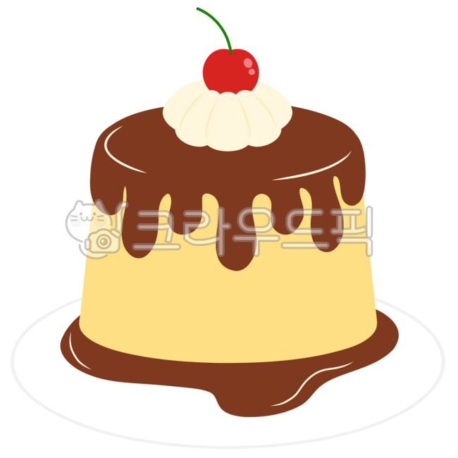 푸딩,디저트,간식,후식,푸딩일러스트,과일,체리,초코푸딩,초코맛,크림,dessert,pudding,strawberry