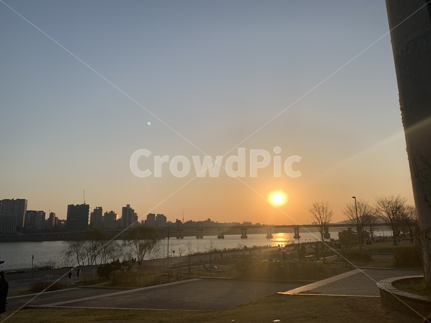 자연,한강,노을,예쁜배경,예쁜하늘,하늘,beautiful,nature