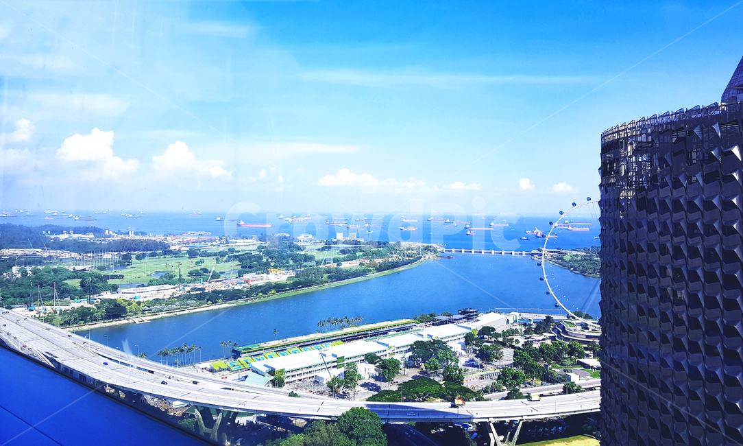 풍경,싱가포르,바다,자연,싱가폴,beach,tower,singapore,항공샷,고층,하늘,구름
