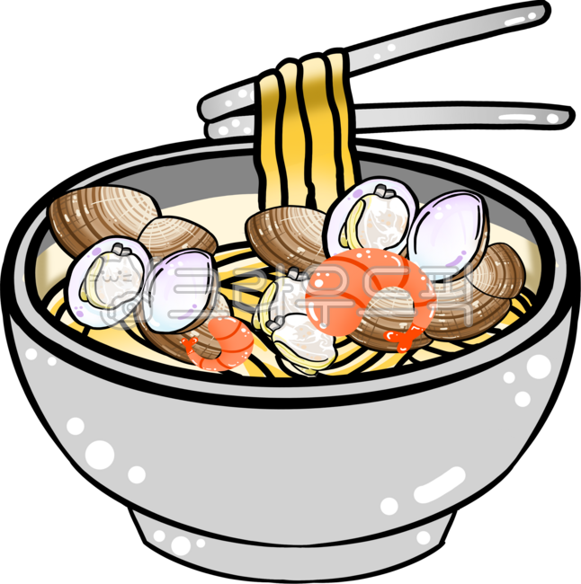 칼국수,바지락칼국수,음식,면요리,국수,음식일러스트,noodle,새우