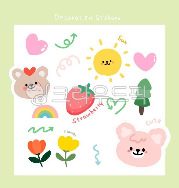 love,Decorating a diary,Callie,Teddy bear,arrow,line,sticker,icon,strawberry,tree,label,cute,sun,heart,flower,character,Dakku,weather,bear,calligraphy