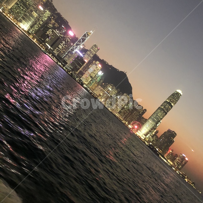 홍콩,밤,바다,밤바다,하늘,아름다운,불빛,조명,정삭가형,야경,밤,풍경,nightscape,night,landscape
