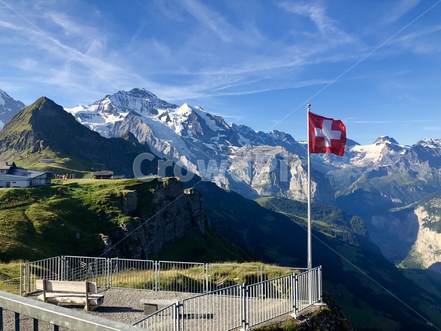 flag,깃발,mountain,산,swiss,스위스