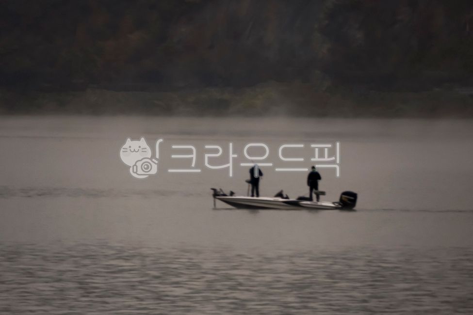 노젓는배,낚시,물안개,의암호,춘천,자연