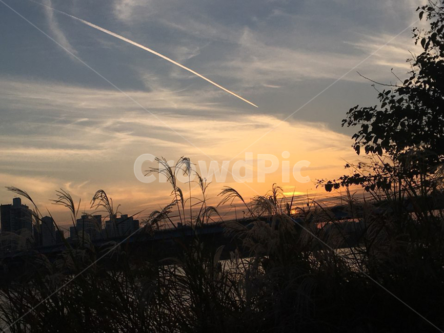 한강,뚝섬,한강노을,한강노을녘,한강풍경