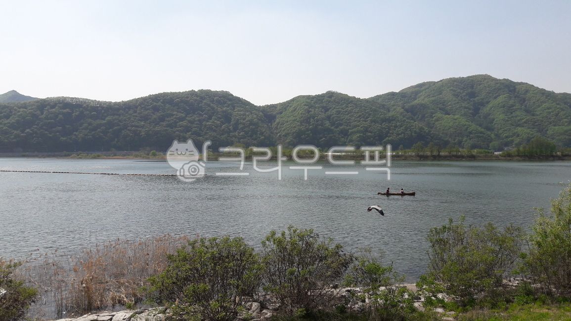 카누, canoe, 강가, river, 화창함, 사진,이미지,일러스트,캘리그라피 - whalepic작가