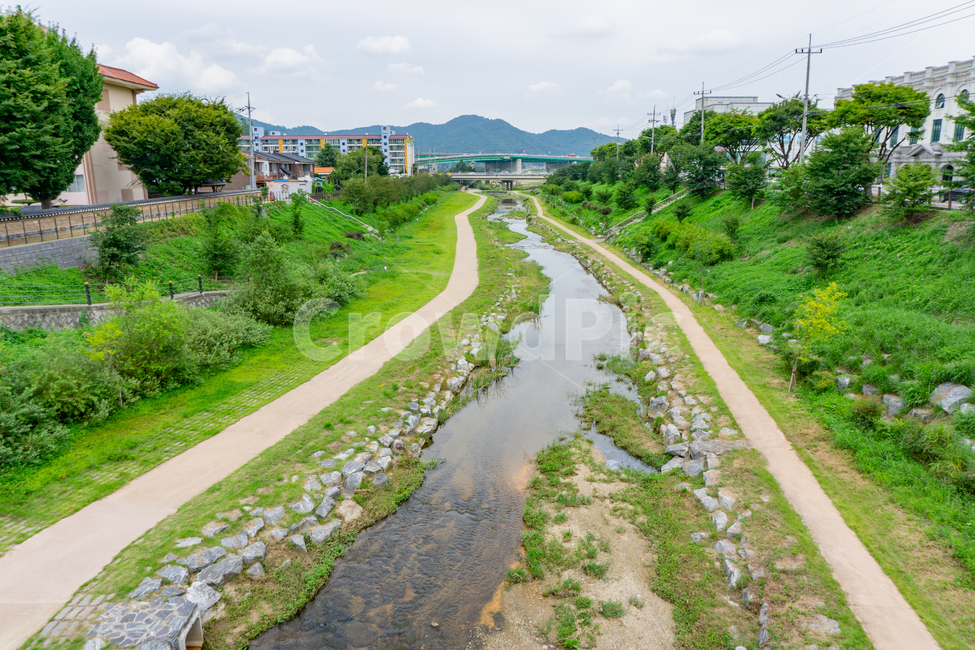 제민천,공주,공산성,개천,개울,도랑,시내,brook,stream,creek,smallstream,ditch,bogue,흐린날씨,여름,자연,풍경,nature,landscape