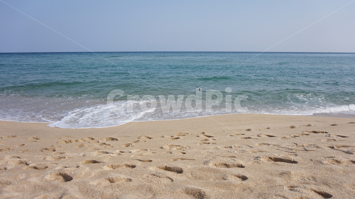바다,파도,해수욕장,여름,모래사장,발자국,모래,해변,바다,beach,sea