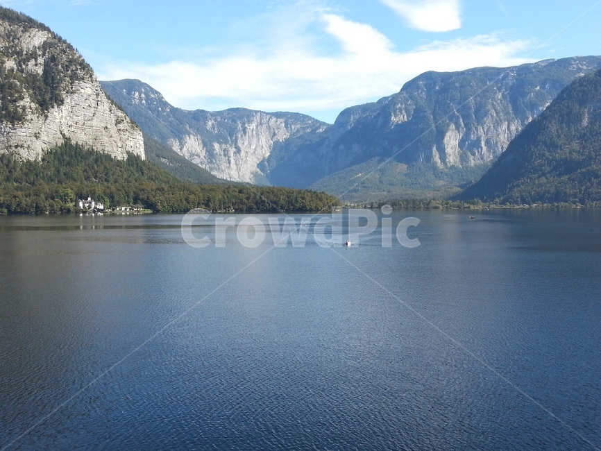 오스트리아,할슈타트,하늘,호수,시골,republicofaustria,hallstatt,österreich,해외,외국,관광지