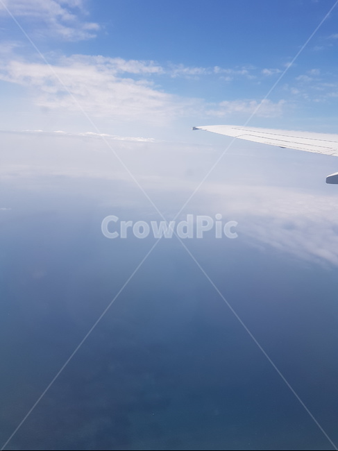 구름,하늘,비행기,sky,cloud,blue,새털구름,하늘위,항공사진