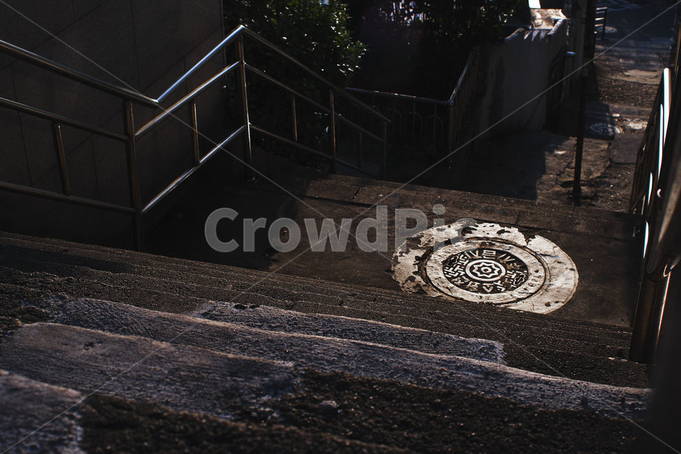 sewer,stairs,dark,close,Handrail