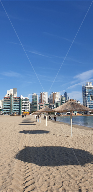 광안리,광안해변,해수욕장,파라솔,해변,도시,하늘,푸른하늘,휴양,sky,azuresky,sea,beach,palasol,human,person