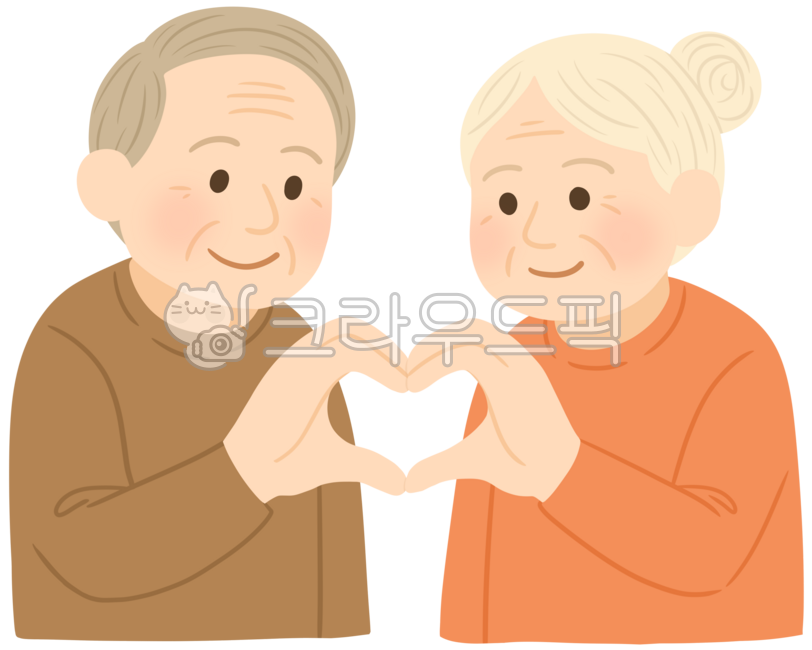 노부부,손하트,할아버지,할머니,노인정,노후,노인,어버이날,부모님,효도,실버타운,가족,조부모님,노년,가정의달