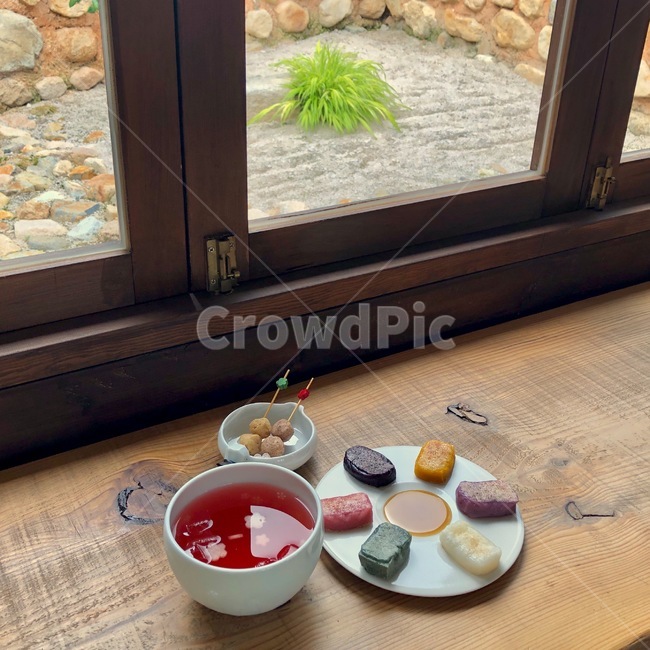 경주,황리단길,한옥카페,카페,색동인절미