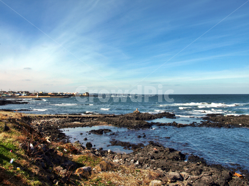해변,올레21코스,올레,제주,푸른하늘,구름,바다,현무암,자연,풍경,nature,landscape,제주도,jeju,jeju island,promontory,곶