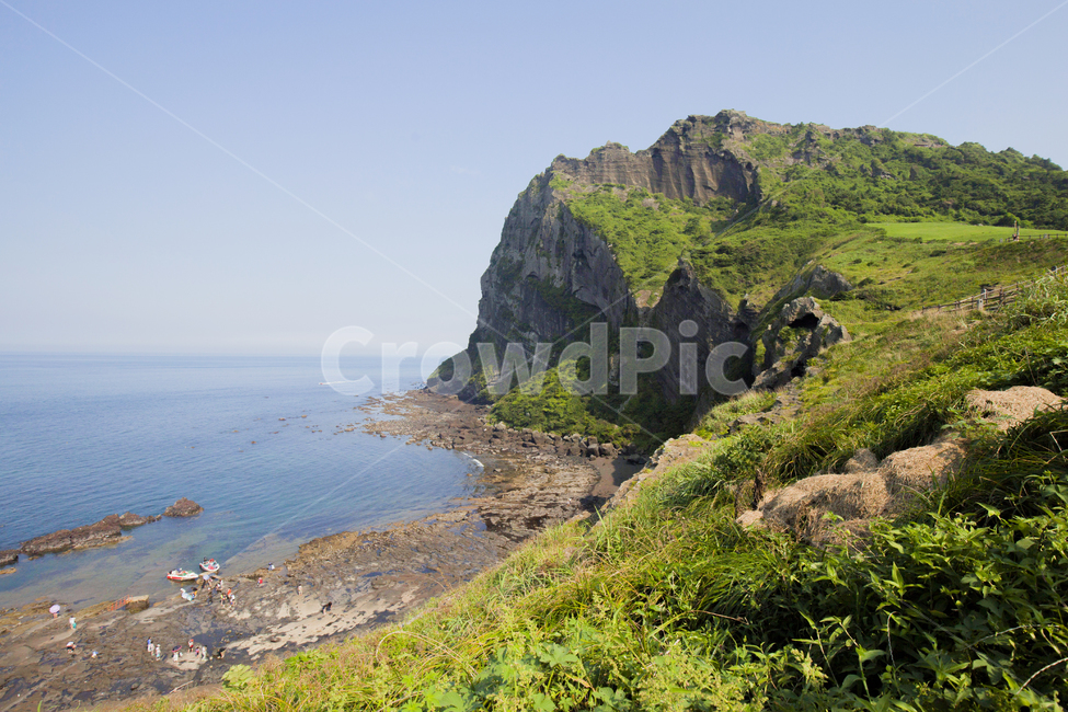 제주도,자연풍경,성산일출봉,제주도관광지,자연,여름,계절,jeju,여행,경치,바다