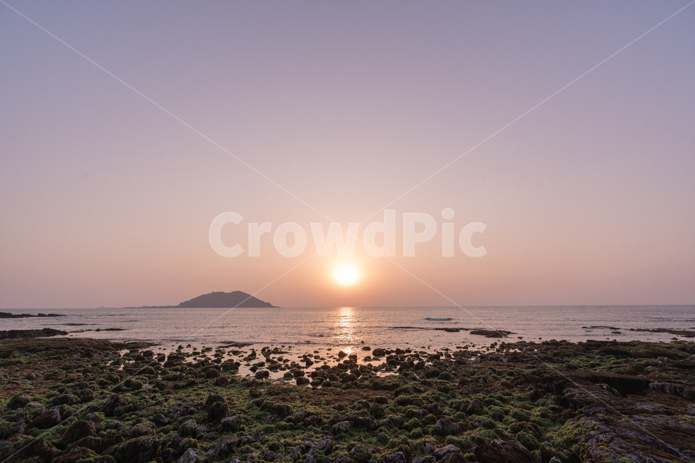 바다,일몰,sunset,노을,윤슬,sea,자연,풍경,nature,landscape,비양도,협재해수욕장,제주도,jeju