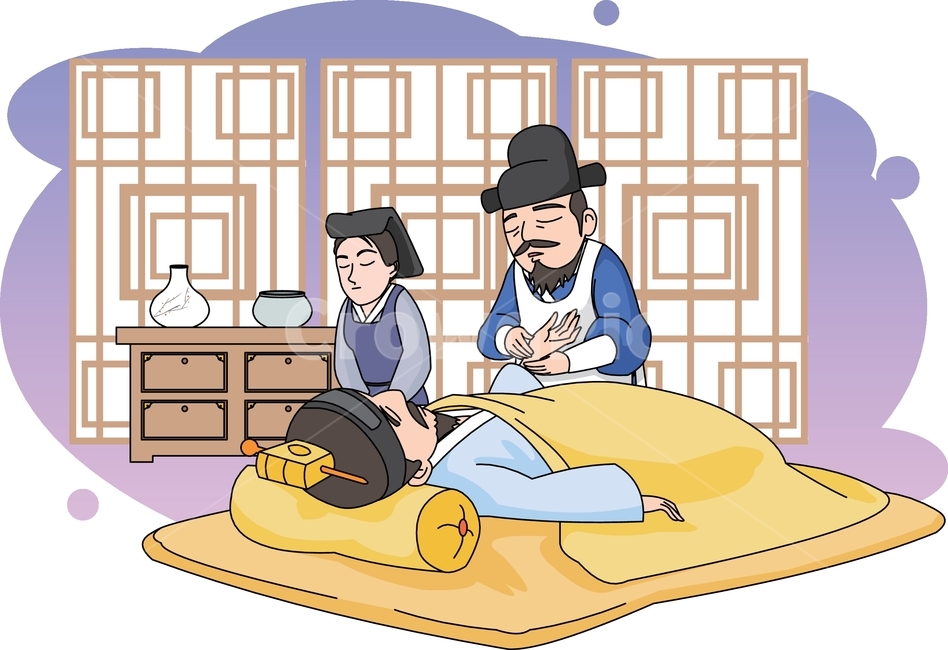 한의학,의술,의학,사람,의원,의사,옛날복장,한복,옛날사람,조선시대,의료,치료,병자,환자,약,한약,치료제,처방,병,치료약,고전,옛날,사극,일러스트,일러스트레이션,삽화,만화,캐릭터,벡터,웹,앱,민간요법,치료법,신분별치료,신분별치료방법,임금,왕,국왕,맥,맥박,의녀,궁궐,이불,문살,도자기,방안,남자,남,여자,여,남녀,궁중의술,궁중,한국전통,한국문화,korean traditional,korean culture,의료,의학,병원,medical,hospital,clinic,그래픽,일러스트레이션,graphic,illustration