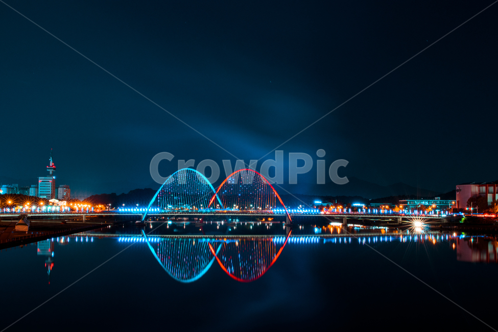 야경,엑스포다리,갑천,밤,night,nightscape,야경,밤,풍경,nightscape,night,landscape