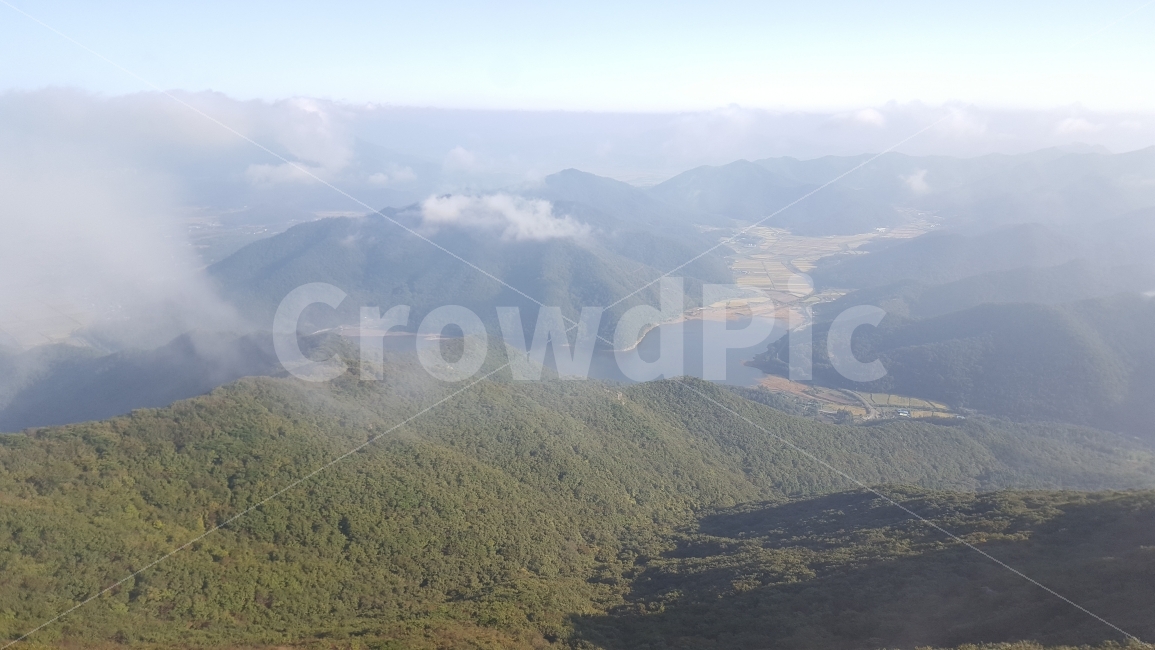 Gangjin,morning mountain,Duryun Mountain Cable Car,sight,the end of the earth,Jeollanamdo,Haenam,Duryun Mountain,Duryun Mountain Cable Car Observatory,Jinman Kang