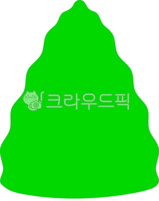나무,도형,단순,기하,정원