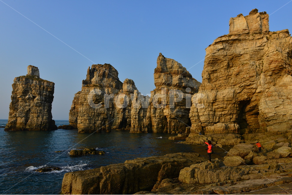 서해,백령도,두무진,해변,기암,괴석,ocean,대양,sea,바다,water,물,cliff,낭떠러지,outdoors,옥외,nature,자연,promontory,곶