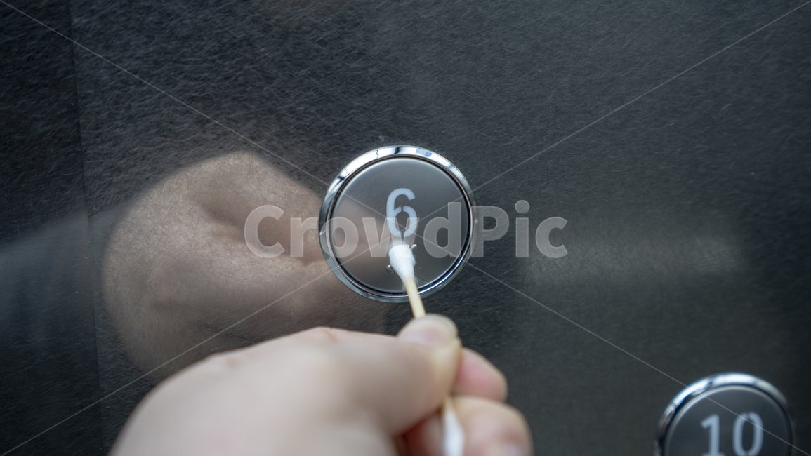 바이러스,엘리베이터,면봉,버튼,사람,손,hand,비감염,person,human,인간
