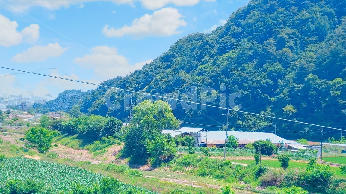 산,배경,여름,하늘,산배경
