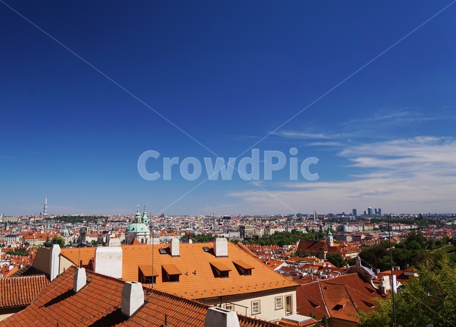 하늘,대비,파랑,지붕,마을,도시,풍경,roof,scene,sky,blue,보색,해외,외국,세계,foreign,oversea,world,세계도시풍경,해외도시풍경,외국도시풍경,world cityscape