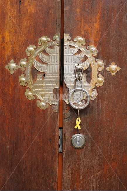 문,집,리본,노랗다,현관,정문,door,house,yellow