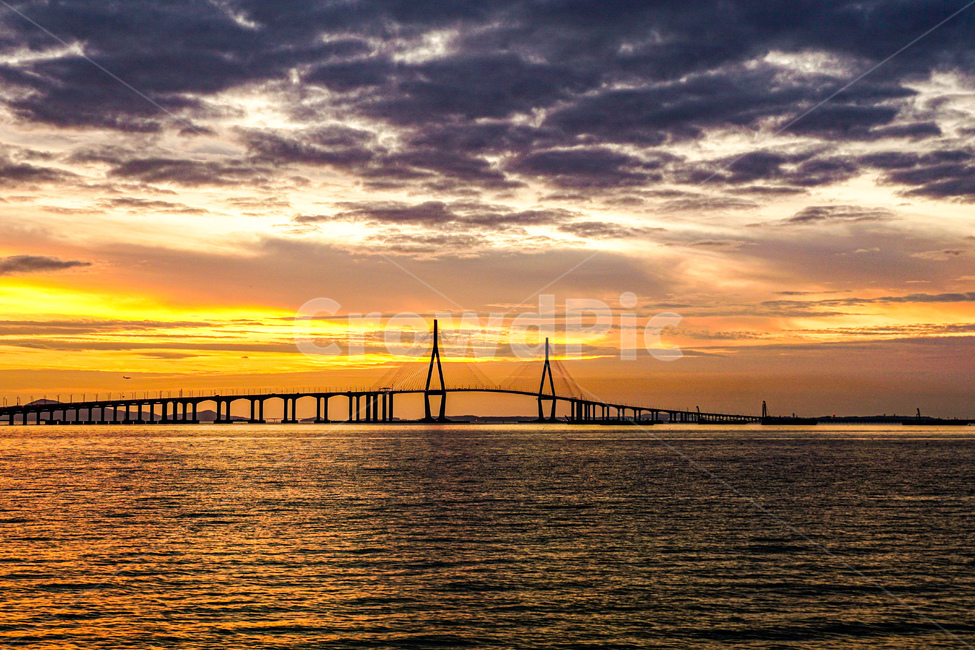 해질녘,노을,일몰,황혼,선셋,야경,풍경,sunset,sundown,nightview,nightscape,하늘,sky,한국자연풍경,nature,landscape,경치,야외,옥외,scenery,구름,인천대교,인천,다리,대교,bridge,자연,풍경,nature,landscape