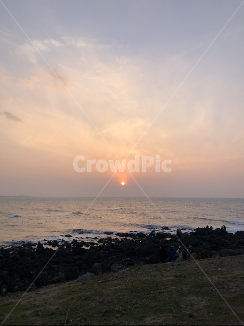 제주도,바다,노을,석양,sunset,바다노을,애월,애월바다,일몰,jeju,해,sun,자연,풍경,nature,landscape,outdoors,옥외