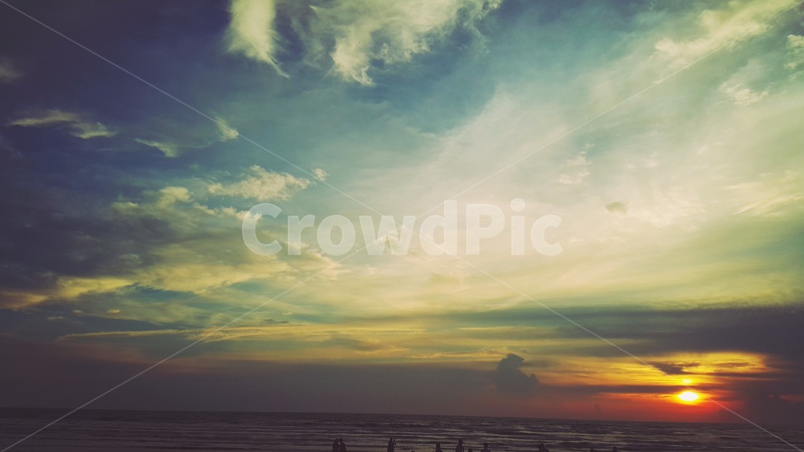 석양,일몰,구름,해변,노을,태양,하늘,붉은,따스한,적적한,자연,풍경,sunset,동남아,말레이시아,코타키나발루,자연,풍경,nature,landscape,outdoors,옥외,sky