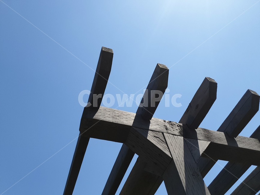 파란하늘,하늘,목조건축물,푸른하늘,하늘과나무