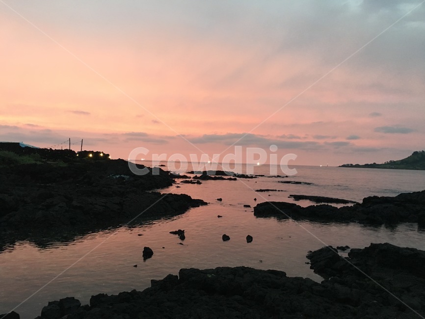 nature,자연,바다,제주,제주도,금능해수욕장,핑크빛