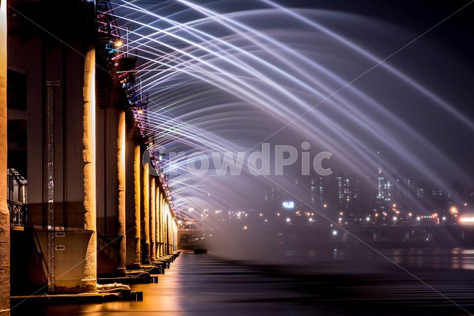 반포대교,반포,무지개다리,야경,풍경,야경,밤,풍경,nightscape,night,landscape,건축물,건물외관,exterior,building,structure,architecture,construction,water,물,flooring,바닥