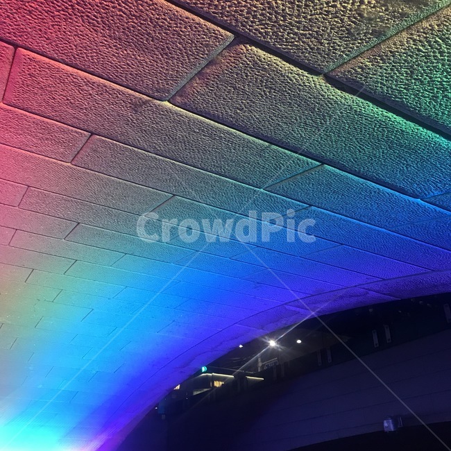 무지개,벽,조명,rainbow,light,wall
