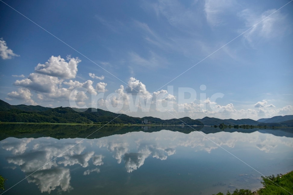 반영,강,호수,가을하늘,구름,풍경사진,자연,풍경,nature,landscape,weather,날씨,cloud,sky,하늘,cumulus,적운,outdoors,옥외,water,물