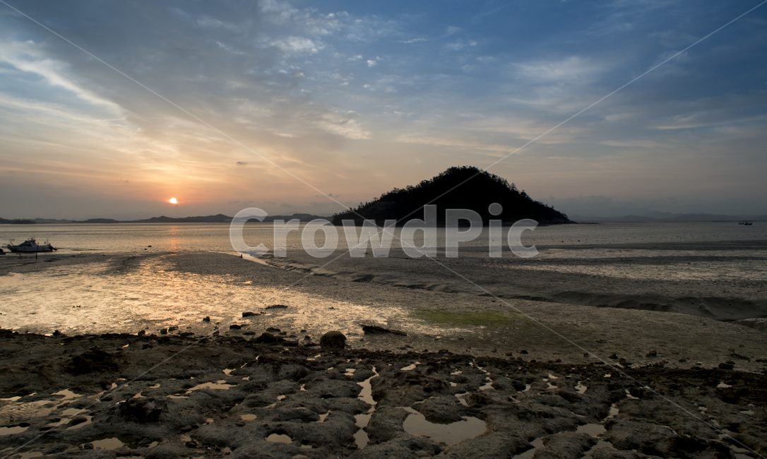 아침,섬,갯벌,일출,진도,항구,자연,풍경,nature,landscape,한국자연풍경,한국자연경관,korea nature landscape,outdoors,옥외