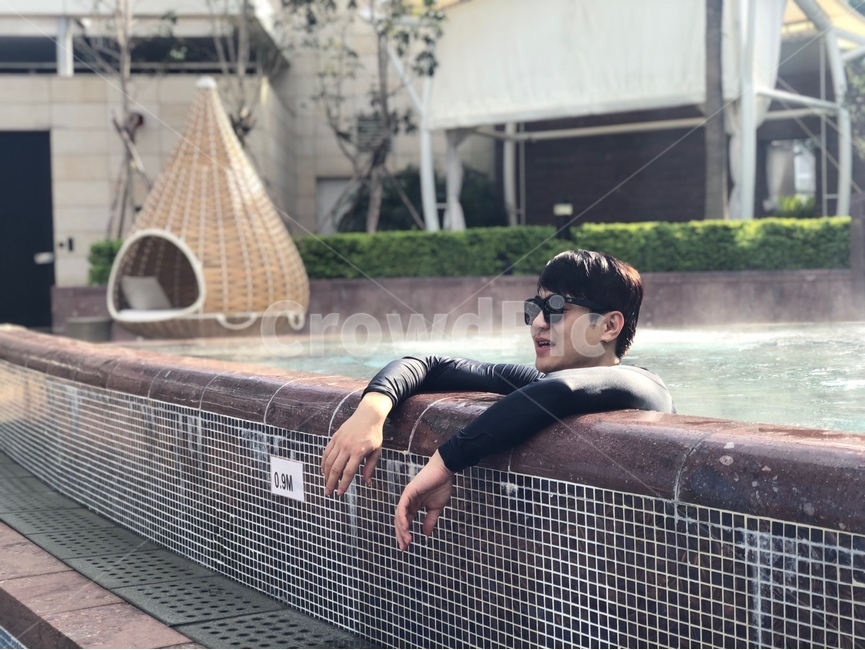 홍콩,마카오,마카오수영장,여유,휴식,휴양지,호텔수영장