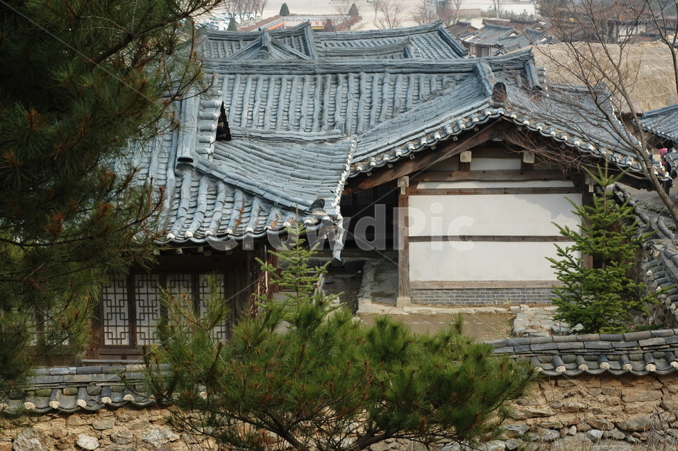한옥,기와,흙담,전통,조선시대