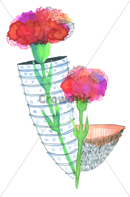 plant,식물,그림,물감그림,카네이션,어버이날,선물,마음,기쁨,행복,꽃,꽃그림,카네이션그림,손그림,carnation,꽃,flower,그래픽,일러스트레이션,graphic,illustration