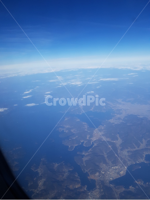 옥외,풍경,조감도,landscape,aerialview,nature,outdoors,비행,비행기,여행,창문,하늘
