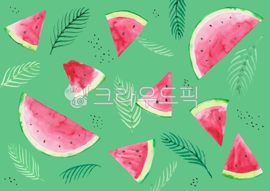 포스터,배경,백그라운드,팝업,배너,수채화,수작업,일러스트,일러스트레이션,그림,드로잉,패턴,이국적인,시즌,계절,여름,꽃,식물,열대,트로피컬,열대식물,과일,야자수,수박,여름과일,맛있는,달콤한,신선한,watercolor,poster,background,illustration,drawing,painting,tropical,exotic,plant,nature,fruit,food,watermelon,그래픽,일러스트레이션,graphic,illustration
