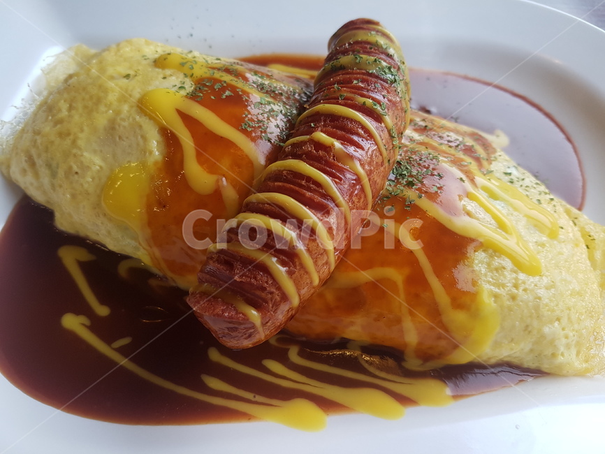 오므라이스,소시지,음식,food,소스,음식,식재료,요리,food,cook,meal,dishes,food reserves