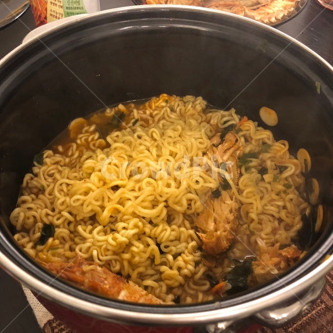 라면,새우라면,곰새우,딱새우,맛있는라면,음식