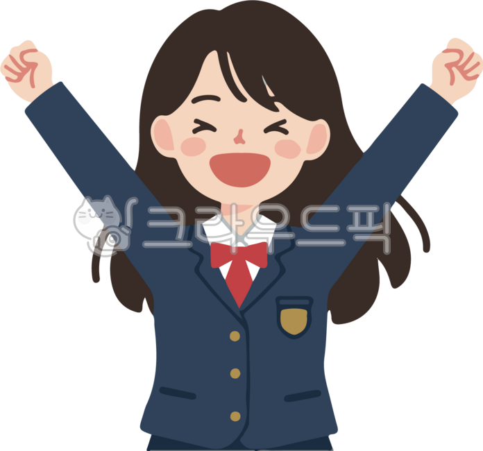 student,high school student,middle school student,school uniform,college entrance exam,exam,academy,school,study,education,test taker,cheer,female student,smiling entrance exam,event,fighting,hard work,vacation,special lecture,youth day