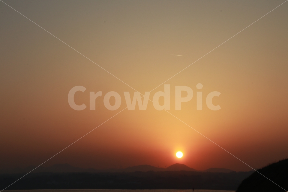 석양,일몰,제주도,섭지코지,붉은,산너머,봄,자연,풍경,nature,landscape,outdoors,옥외,sunlight,햇빛
