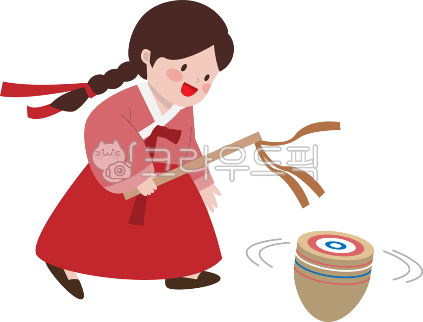 한국전통놀이,전통놀이,팽이치기,팽이놀이,팽이치기일러스트,아이이미지,팽이치기하는아이,팽이치기놀이,팽이